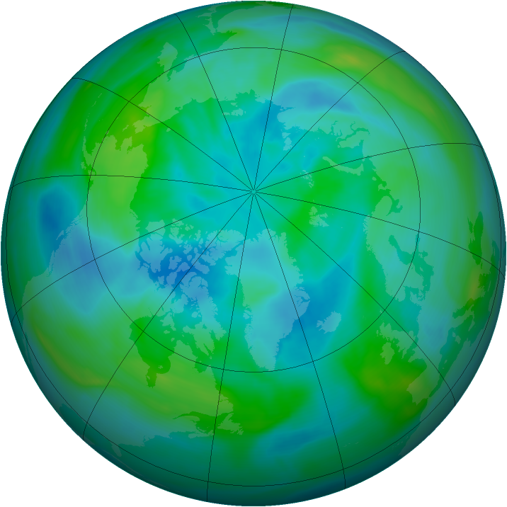Arctic ozone map for 23 September 2006